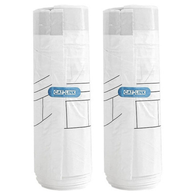 Duas unidades de catracas brancas para filtro CAT•LINK