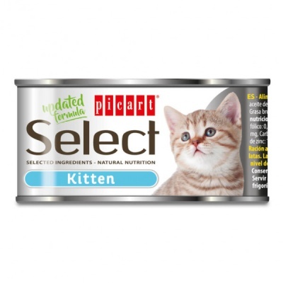 Lata de comida para gatos Picart Select Kitten com imagem de gatinho