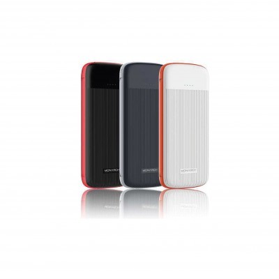 Infinity 10000mAh Power Bank - Preto/Vermelho Infinity 10000mAh Power Bank - Preto/Vermelho