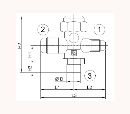STOP VALVE CASTEL 6170/66