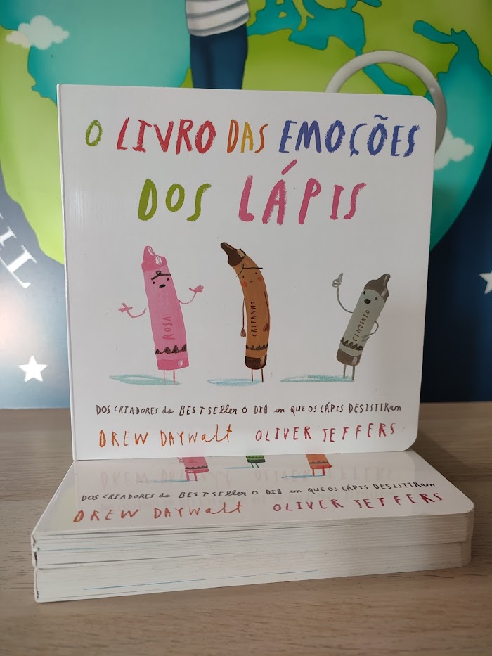 Livro Infantis As Emo&ccedil;&otilde;es dos L&aacute;pis, da editora Nuvem de Letras