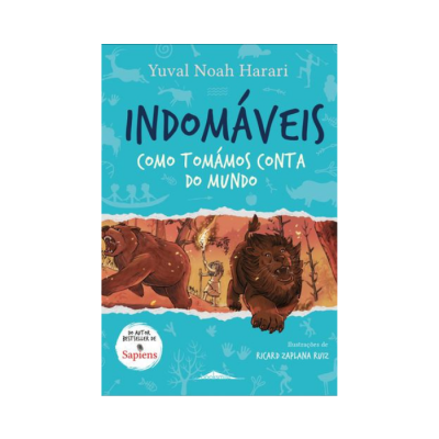 Capa do livro Indomáveis com ilustrações de feras e homem com tochas