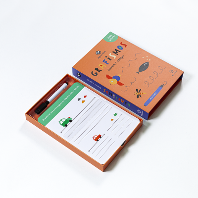 Conjunto de jogo educativo GRIFIMO com bloco de folhas e caneta