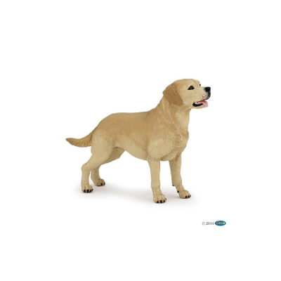 Figura realista de cão Labrador Retriever beige