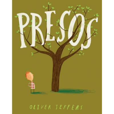 Capa do livro PRESOS com ilustração de árvore e menino