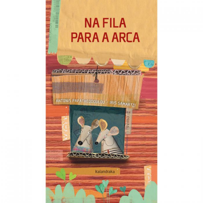 Capa de livro infantil com rato em caixa de cartão e texto em português