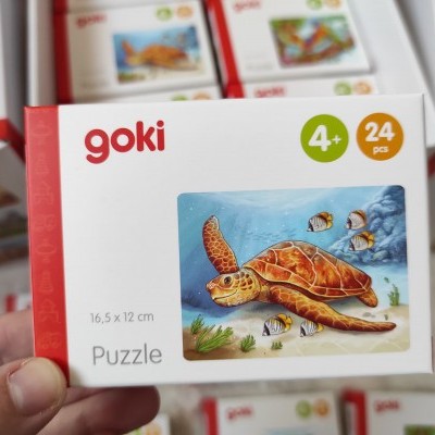 Puzzle goki tartaruga marinha 24 peças para crianças 4+