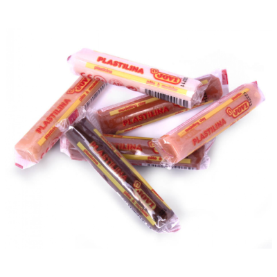 Barras de plastilina coloridas embalada individualmente