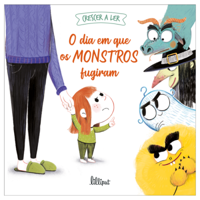 Capa de livro infantil com texto e personagens ilustrados.