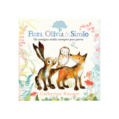 Capa de livro infantil com animais e texto em português.