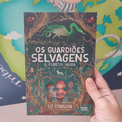 Capa de livro infantil Os Guardiões Selvagens A Floresta Negra