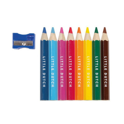 Lápis de cor 'LITTLE DUTCH' com afiador azul