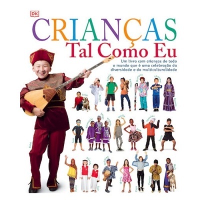Capa do livro Crianças Tal Como Eu com crianças de várias culturas