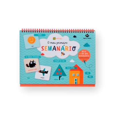 Capa colorida de um semanário infantil com elementos gráficos e texto em português.