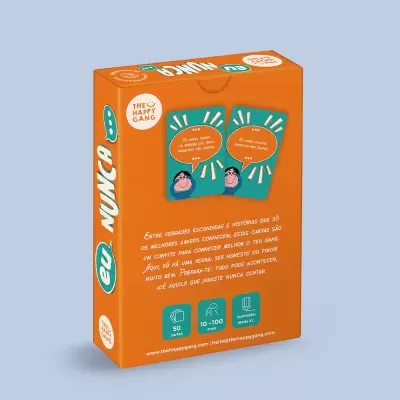 Embalagem de jogo de cartas 