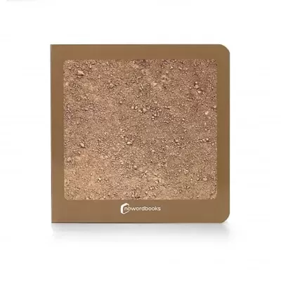 Capa protetora castanha para Kobo com textura de terra e pequenas pedras