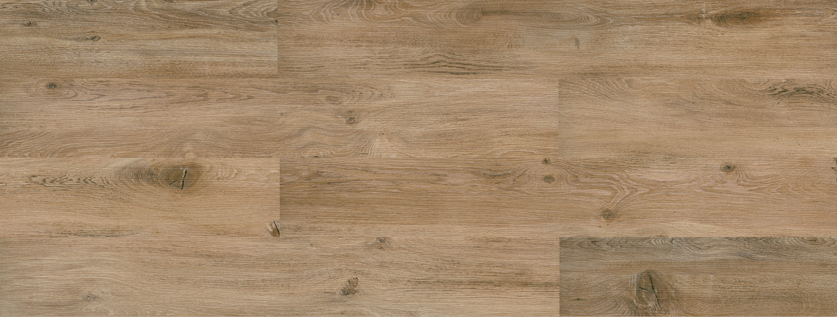 GRIT 1523 FELICA — Pavimento LVT & SPC Série VIVA Light brown wooden flooring panels with natural wood grain and knots