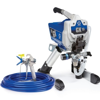 Graco GX19 paint sprayer with hose and spray gun