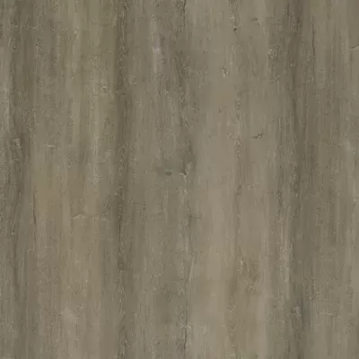 Piso vinílico castanho claro com texturas de madeira