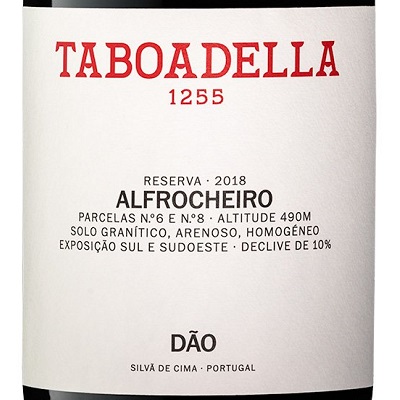 Taboadella Alfrocheiro Reserva Etiqueta de vinho TABOADELLA 1255 ALFROCHEIRO 2018