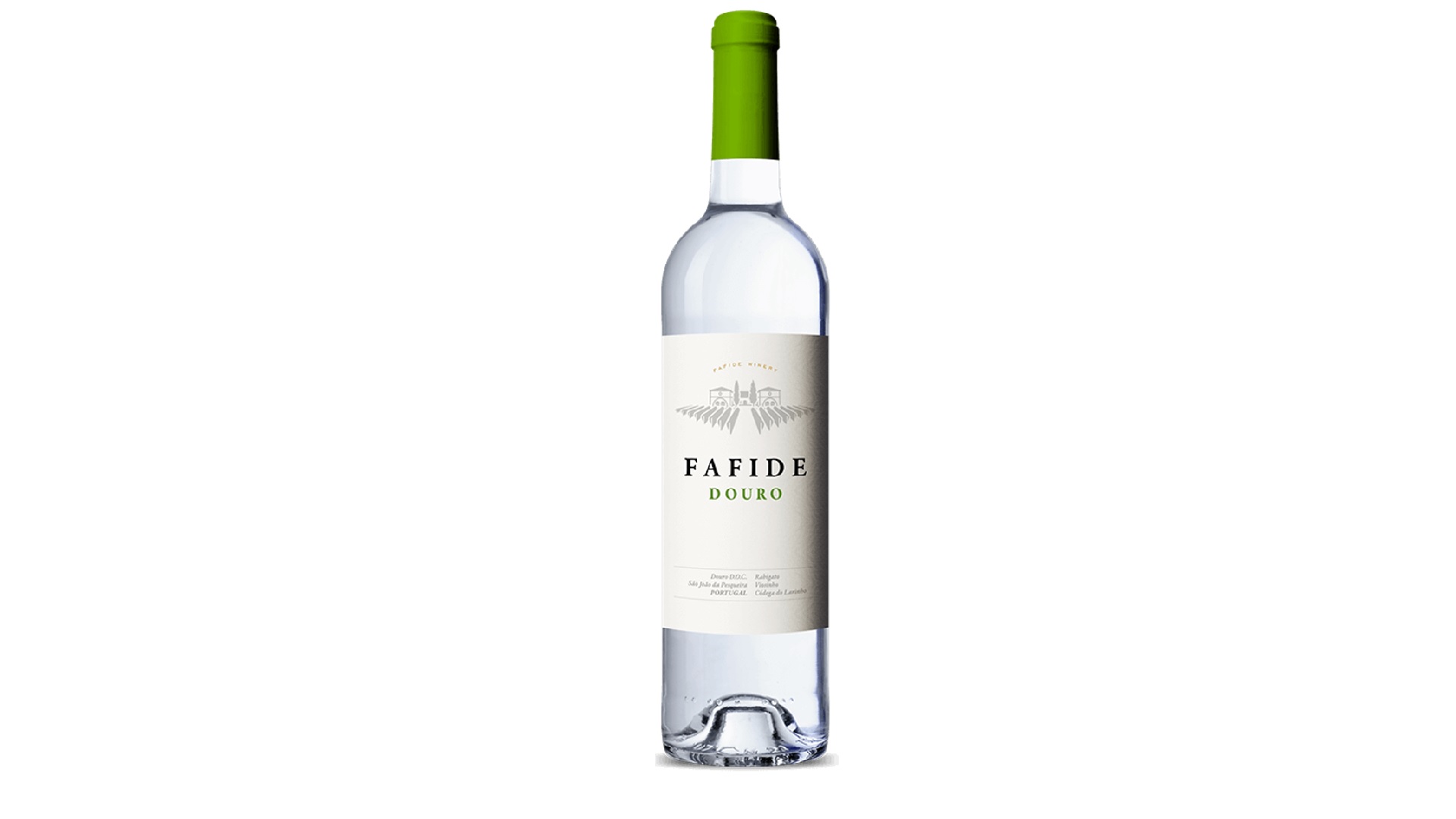 Quinta de Fafide - Colheita Branco Garrafa de vinho branco Pafide Douro com tampa verde