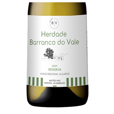 Herdade Barranco do Vale - Reserva - Branco Garrafa de vinho branco Herdade Barranco do Vale 2019 Reserva Algarve