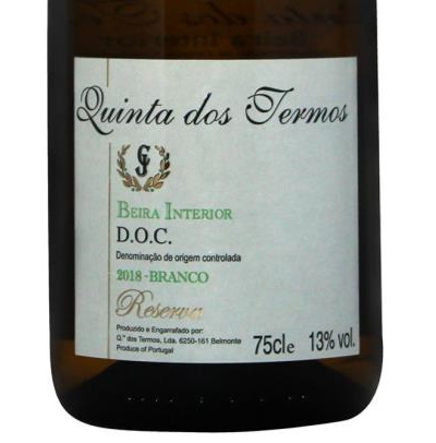 Quinta dos Termos - DOC Reserva - Branco Rótulo de vinho branco Quinta dos Termos 2018 Reserva 75 cl 13% vol.