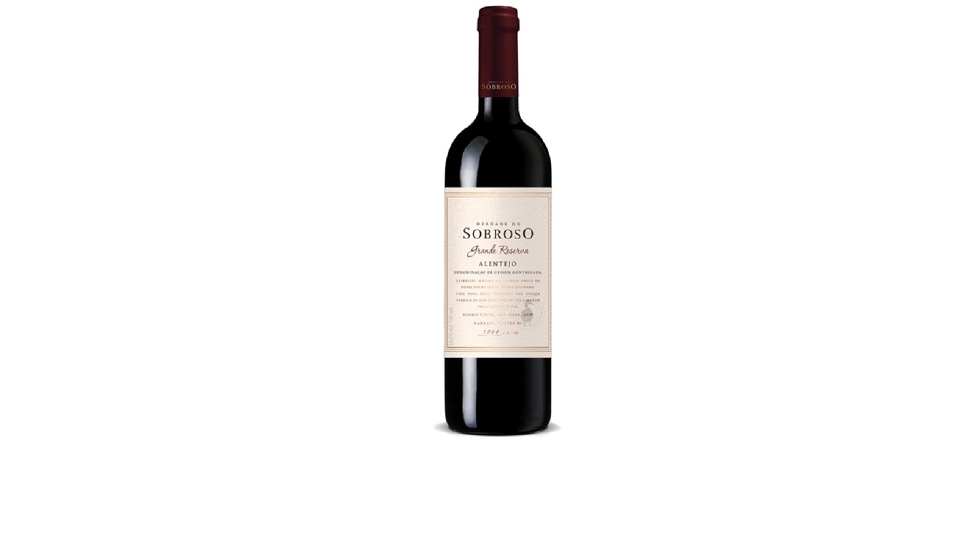 Herdade do Sobroso Grande Reserva - Tinto Garrafa de vinho tinto Abrigo Grande Reserva 2015