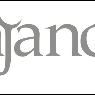 Texto 'balanças' em fonte cinzenta serifada num fundo branco