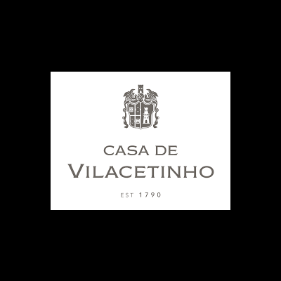 Logótipo da Casa de Vilacetinho com brasão e texto