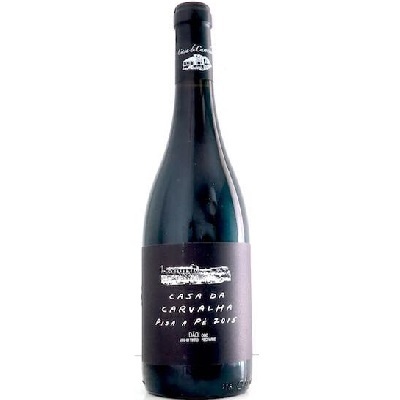 Garrafa de vinho Casa da Carvalha Rija Pé 2015 com rótulo roxo