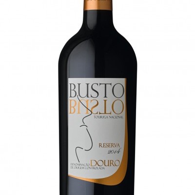 Garrafa de vinho tinto Busto Touriga Nacional Reserva 2014 do Douro