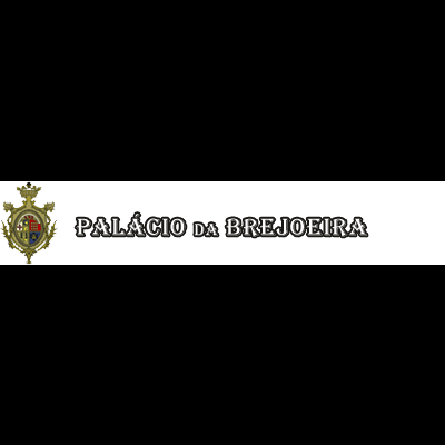 Logótipo do PALÁCIO DA BREJOEIRA com brasão e texto em branco sobre fundo preto