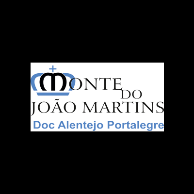 Logótipo Monte do João Martins com coroa azul e texto Doc Alentejo Portalegre