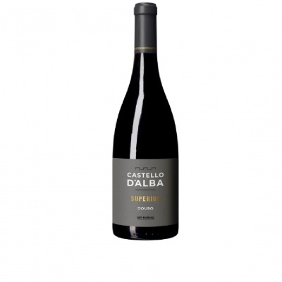 Garrafas de vinho CASTELLO DALBA com rótulo cinzento