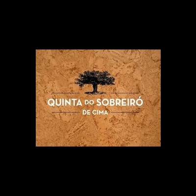 Tampa de cortiça com desenho de árvore e texto 'QUINTA DO SOBREIRO DE CIMA'