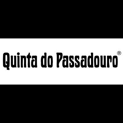 Logótipo com texto preto 'Quinta do Passadouro' e símbolo de marca registada