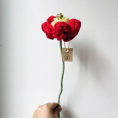 Flor&#x20;de&#x20;Crochet&#x20;&quot;Luzia&quot;