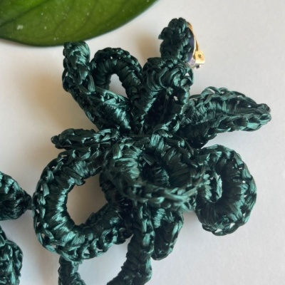 Brincos&#x20;de&#x20;crochet&#x20;&quot;Amaz&#x00F3;nia&quot;