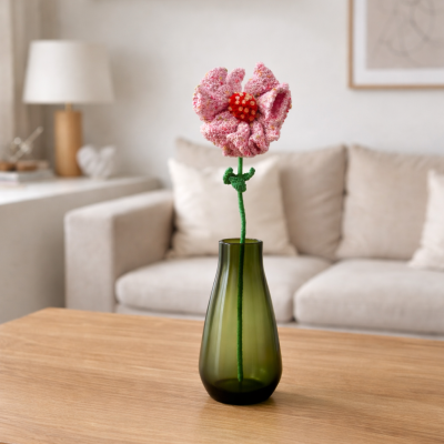 Flor&#x20;de&#x20;Crochet&#x20;&quot;Gracinda&quot;