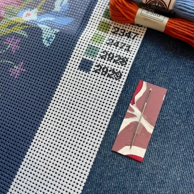 Kit&#x20;de&#x20;Bordado&#x20;Meio&#x20;Ponto&#x20;&quot;Bouquet&quot;&#x20;-&#x20;Avan&#x00E7;ado