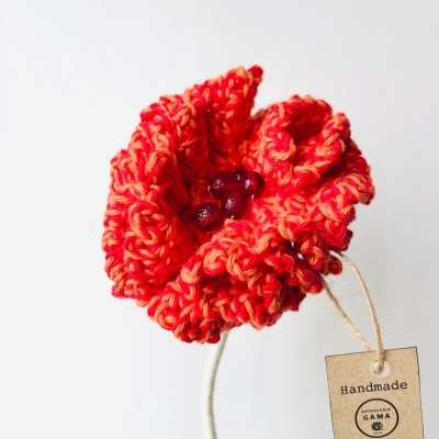Flor&#x20;de&#x20;Crochet&#x20;&quot;Balbina&quot;