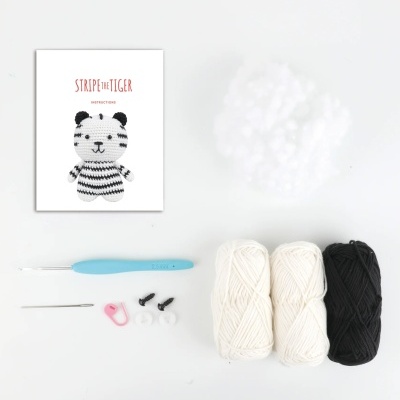 Kit&#x20;Amigurumi&#x20;&quot;Stripe&#x20;the&#x20;tiger&quot;&#x20;-&#x20;Interm&#x00E9;dio