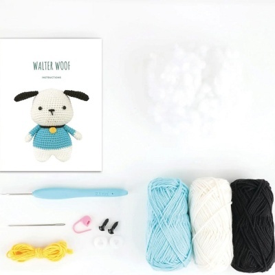 Kit&#x20;Amigurumi&#x20;&quot;Walter&#x20;Woof&quot;&#x20;-&#x20;Interm&#x00E9;dio
