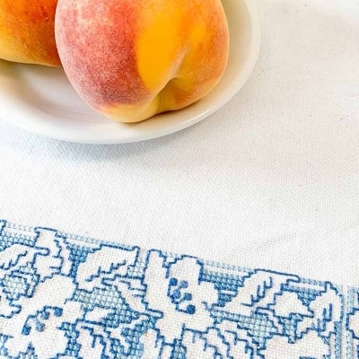 Tecido&#x20;100&#x25;&#x20;Linho&#x20;para&#x20;Ponto&#x20;Cruz