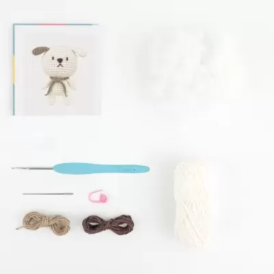 Mini&#x20;kit&#x20;Amigurumi&#x20;&quot;Daniel&#x20;the&#x20;Dog&quot;&#x20;-&#x20;F&#x00E1;cil