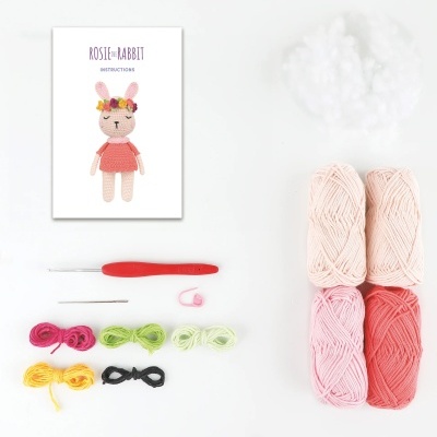 Kit&#x20;Amigurumi&#x20;&quot;Rosie&#x20;the&#x20;rabbit&quot;&#x20;-&#x20;Interm&#x00E9;dio