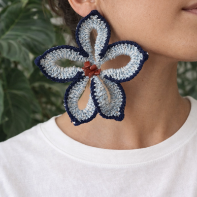 Brincos&#x20;de&#x20;crochet&#x20;&quot;Corfu&quot;