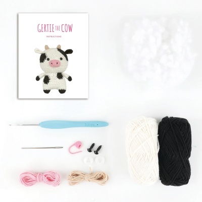 Kit&#x20;Amigurumi&#x20;&quot;Gertie&#x20;the&#x20;Cow&quot;&#x20;-&#x20;Interm&#x00E9;dio