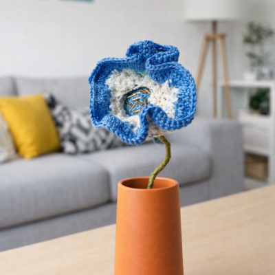 Flor&#x20;de&#x20;Crochet&#x20;&quot;Quit&#x00E9;ria&quot;